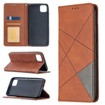 Custodia in pelle magnetica a rotazione orizzontale con struttura a rombo con supporto e slot per schede, For OPPO Realme C11, For OPPO Realme 6, For OPPO Realme 6 Pro, For OPPO Reno3 Pro