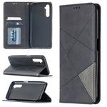 Custodia in pelle magnetica a rotazione orizzontale con struttura a rombo con supporto e slot per schede, For OPPO Realme C11, For OPPO Realme 6, For OPPO Realme 6 Pro, For OPPO Reno3 Pro
