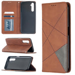 Custodia in pelle magnetica a rotazione orizzontale con struttura a rombo con supporto e slot per schede, For OPPO Realme C11, For OPPO Realme 6, For OPPO Realme 6 Pro, For OPPO Reno3 Pro