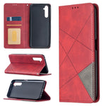 Custodia in pelle magnetica a rotazione orizzontale con struttura a rombo con supporto e slot per schede, For OPPO Realme C11, For OPPO Realme 6, For OPPO Realme 6 Pro, For OPPO Reno3 Pro