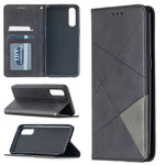 Custodia in pelle magnetica a rotazione orizzontale con struttura a rombo con supporto e slot per schede, For OPPO Realme C11, For OPPO Realme 6, For OPPO Realme 6 Pro, For OPPO Reno3 Pro