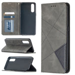 Custodia in pelle magnetica a rotazione orizzontale con struttura a rombo con supporto e slot per schede, For OPPO Realme C11, For OPPO Realme 6, For OPPO Realme 6 Pro, For OPPO Reno3 Pro