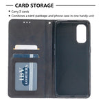 Custodia in pelle magnetica a rotazione orizzontale con struttura a rombo con supporto e slot per schede, For OPPO Reno4 Pro 5G