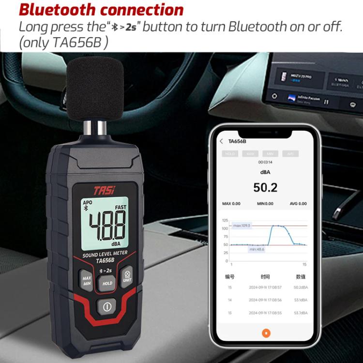 Misuratore di rumore digitale TRSI TA656A decibel