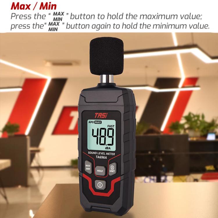 Misuratore di rumore digitale TRSI TA656A decibel