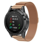 Cinturino per orologio xDfind Milanese Quick Fit in metallo, For Garmin Fenix 8/7X/6X/5X 26mm, For Garmin Fenix 8/7/6/5 22mm, For Garmin Fenix 8/7S/6S/5S 20mm