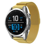 Cinturino per orologio xDfind Milanese Quick Fit in metallo, For Garmin Fenix 8/7X/6X/5X 26mm, For Garmin Fenix 8/7/6/5 22mm, For Garmin Fenix 8/7S/6S/5S 20mm