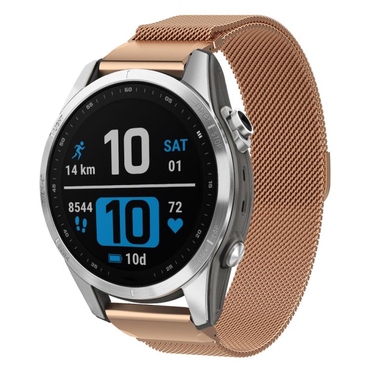 Cinturino per orologio xDfind Milanese Quick Fit in metallo, For Garmin Fenix 8/7X/6X/5X 26mm, For Garmin Fenix 8/7/6/5 22mm, For Garmin Fenix 8/7S/6S/5S 20mm