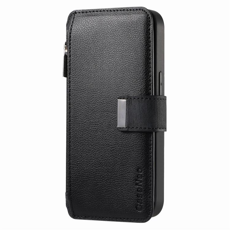 Custodia per telefono CaseNeo MagSafe RFID antifurto con cerniera e portafoglio in pelle stile retrò, For Galaxy S26 FE 5G, For Galaxy S26+ 5G, For Galaxy S26 Ultra 5G, For Galaxy S26 5G