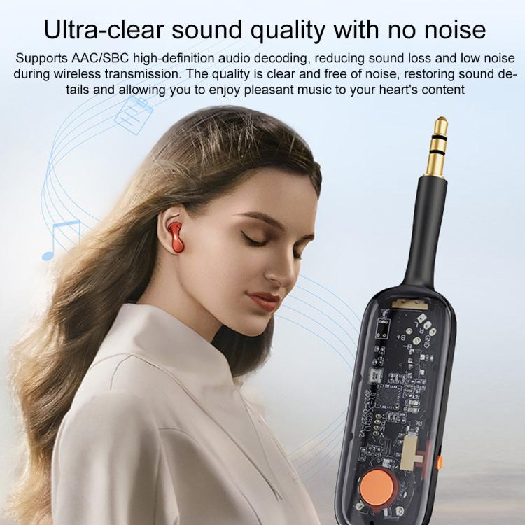 Trasmettitore FM per auto BOYI BY306 AUX con ricevitore Bluetooth 5.3 wireless., BY306