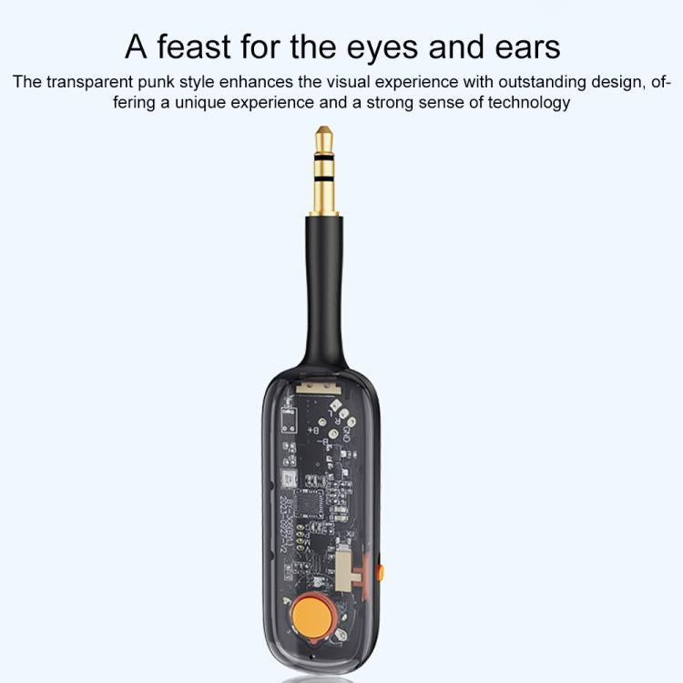 Trasmettitore FM per auto BOYI BY306 AUX con ricevitore Bluetooth 5.3 wireless., BY306