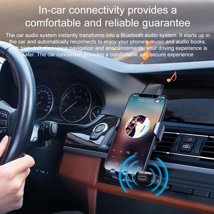 Trasmettitore FM per auto BOYI BY306 AUX con ricevitore Bluetooth 5.3 wireless., BY306