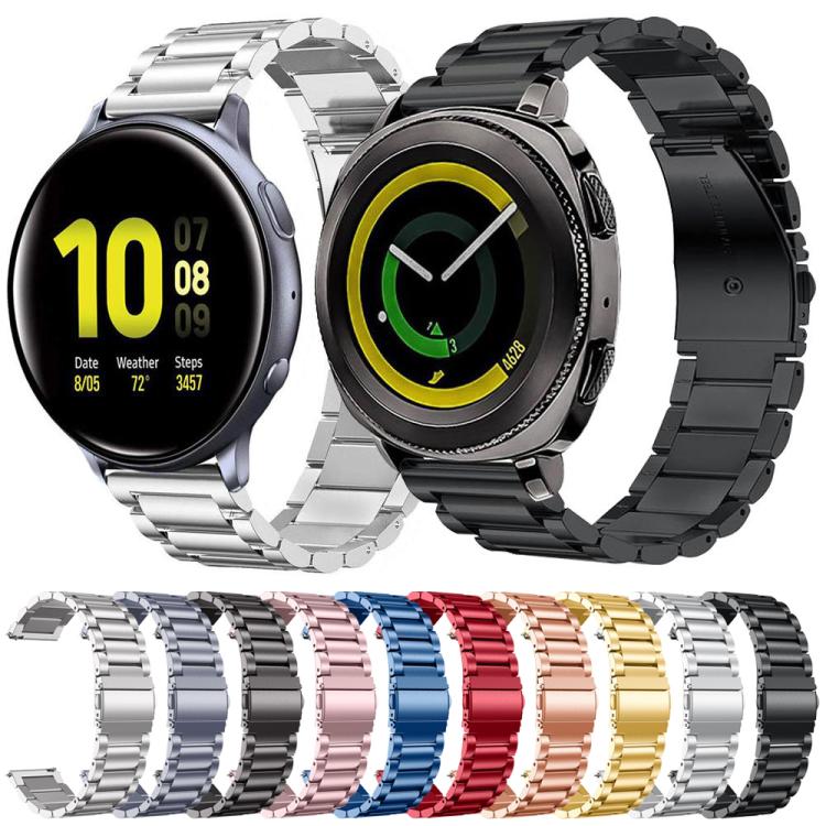 Cinturino per orologio xDfind Three Beads in acciaio inossidabile, 14mm, 18mm, 20mm