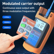 Komshine KLS-25m Dual Wavelength Handheld Fiber Optic Line Tester, KLS-25m