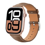 Cinturino per orologio xDfind Black Shark in pelle a grana fine, For Apple Watch 42 / 44 / 45 / 46 / 49mm, For Apple Watch 38 / 40 / 41 / S10 42mm