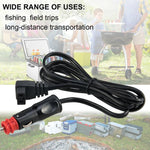 Cavo di prolunga per compressore del frigorifero per auto da 12 V, 2m