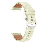 Cinturino per orologio xDfind Flat Head Black Shark in pelle a grana fine, 20mm, 22mm