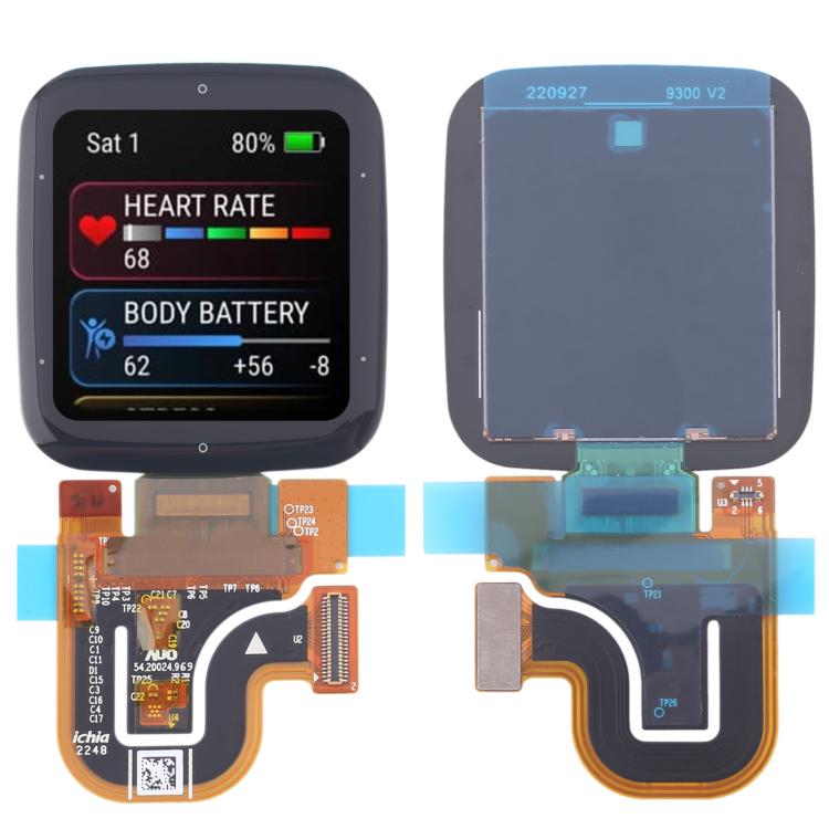 Schermo LCD con digitalizzatore per Garmin D2 Air X10 e altri