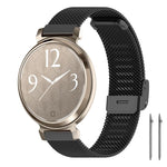 Cinturino per orologio xDfind con fibbia in maglia metallica, 12mm, 18mm, For Garmin Lily 2 14mm, 20mm, 22mm