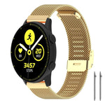 Cinturino per orologio xDfind con fibbia in maglia metallica, 12mm, 18mm, For Garmin Lily 2 14mm, 20mm, 22mm