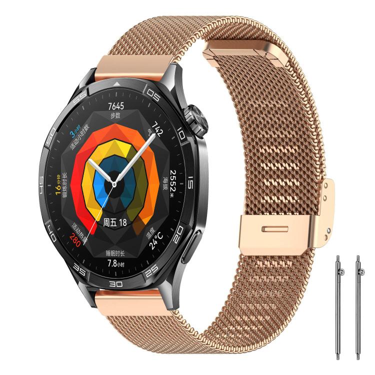 Cinturino per orologio xDfind con fibbia in maglia metallica, 12mm, 18mm, For Garmin Lily 2 14mm, 20mm, 22mm