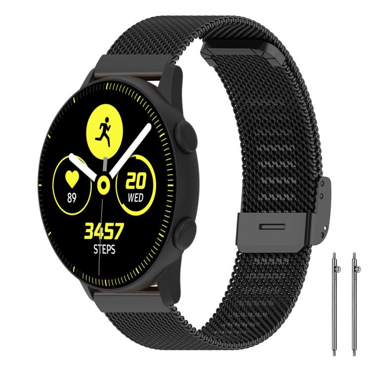 Cinturino per orologio xDfind con fibbia in maglia metallica, 12mm, 18mm, For Garmin Lily 2 14mm, 20mm, 22mm
