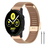 Cinturino per orologio xDfind con fibbia in maglia metallica, 12mm, 18mm, For Garmin Lily 2 14mm, 20mm, 22mm