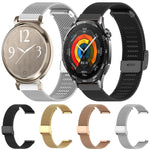 Cinturino per orologio xDfind con fibbia in maglia metallica, 12mm, 18mm, For Garmin Lily 2 14mm, 20mm, 22mm