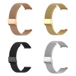 Cinturino per orologio xDfind con fibbia in maglia metallica, 12mm, 18mm, For Garmin Lily 2 14mm, 20mm, 22mm
