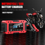 Caricabatterie multifunzione intelligente per auto e moto FOXSUR FBC1206F 12V 6A, EU Plug, US Plug, UK Plug, AU Plug