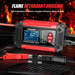 FOXSUR FTC-1206 Tester di carica 2 in 1 da 12 V integrato, strumento per testare caricabatterie per auto e moto, EU Plug, US Plug, UK Plug, AU Plug