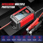 FOXSUR FTC-1206 Tester di carica 2 in 1 da 12 V integrato, strumento per testare caricabatterie per auto e moto, EU Plug, US Plug, UK Plug, AU Plug