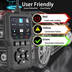 Strumento diagnostico FOXSUR V529 OBD2 per la lettura dei codici di errore del motore dell'auto.