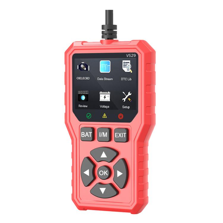 Strumento diagnostico FOXSUR V529 OBD2 per la lettura dei codici di errore del motore dell'auto.