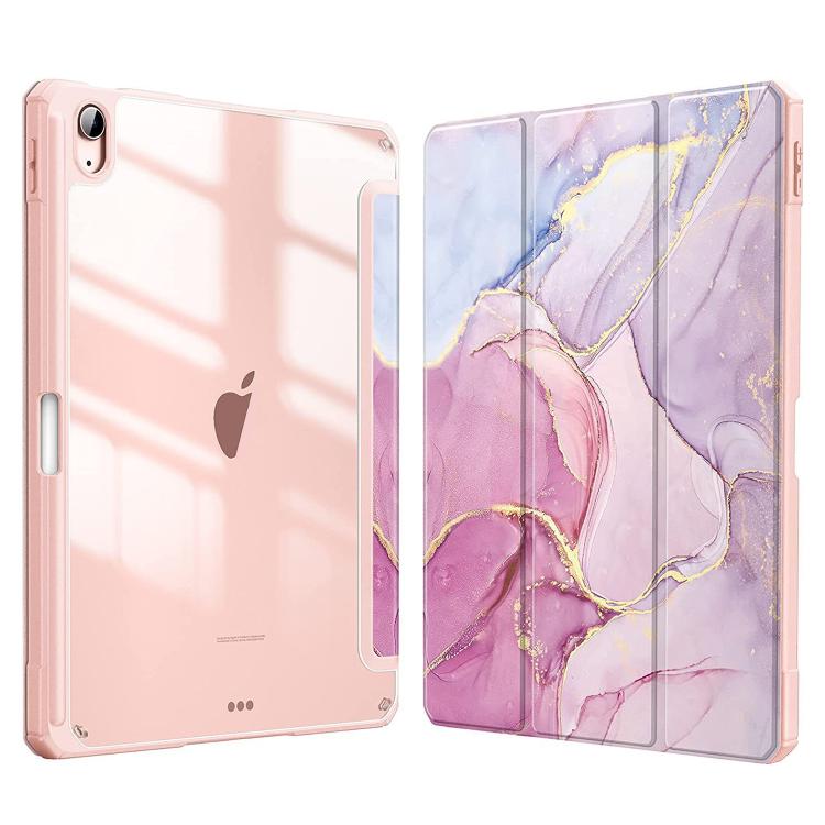 Custodia in pelle marmorizzata per iPad 10.2 2021-2019
