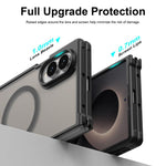 Custodia per telefono MagSafe ibrida in TPU e PC satinato della serie Fan Dun, For Galaxy Z Fold8 5G, For Galaxy Z Fold8 Ultra 5G, For Galaxy Z Flip8 5G, For Samsung Galaxy Z Fold7 5G, For Samsung Galaxy Z Flip7 5G