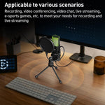 Microfono USB Yanmai SF-777R con luce RGB e riduzione rumore