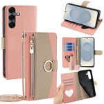 Custodia per telefono a tracolla in pelle con texture litchi, For Samsung Galaxy S26+ 5G, For Samsung Galaxy S26 Ultra 5G, For Samsung Galaxy S26 5G, For Samsung Galaxy S25 5G