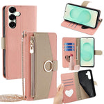 Custodia per telefono a tracolla in pelle con texture litchi, For Samsung Galaxy S25+ 5G, For Samsung Galaxy S25 Ultra 5G