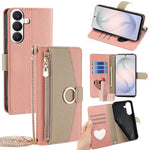 Custodia per telefono a tracolla in pelle con texture litchi, For Samsung Galaxy S26+ 5G, For Samsung Galaxy S26 Ultra 5G, For Samsung Galaxy S26 5G, For Samsung Galaxy S25 5G