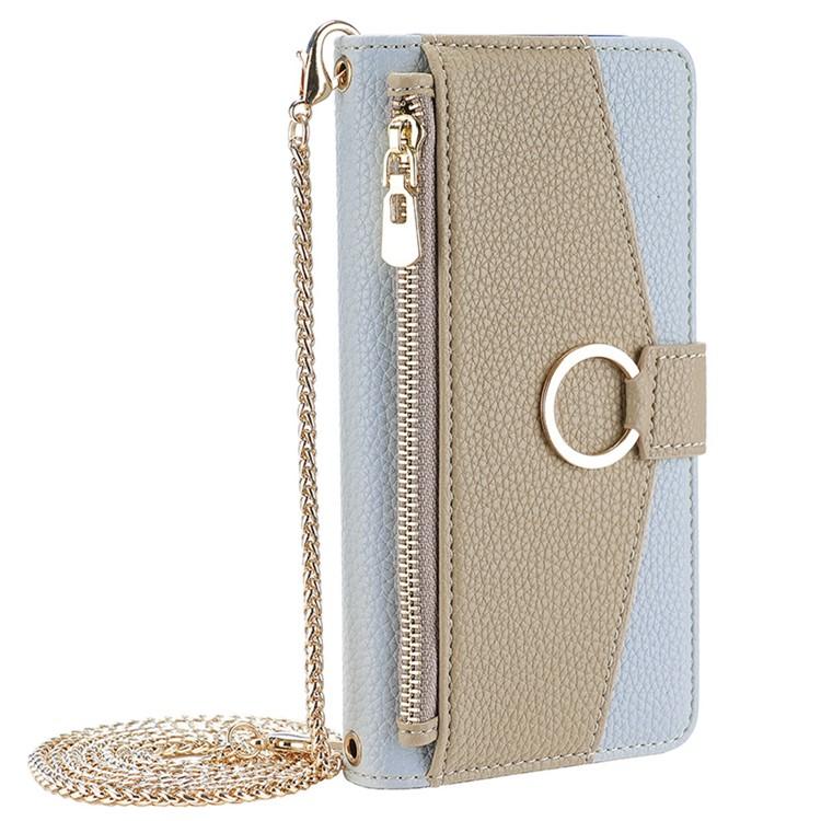 Custodia per telefono a tracolla in pelle con texture litchi, For Samsung Galaxy S26+ 5G, For Samsung Galaxy S26 Ultra 5G, For Samsung Galaxy S26 5G, For Samsung Galaxy S25 5G
