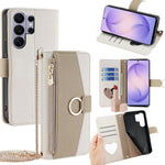 Custodia per telefono a tracolla in pelle con texture litchi, For Samsung Galaxy S26+ 5G, For Samsung Galaxy S26 Ultra 5G, For Samsung Galaxy S26 5G, For Samsung Galaxy S25 5G