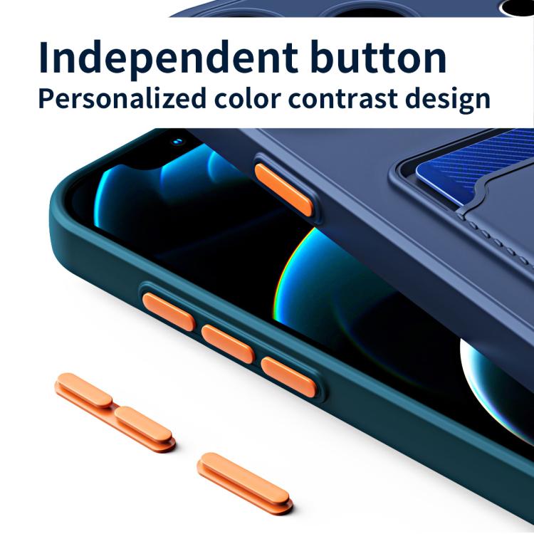 Custodia per telefono in TPU con pulsanti a contrasto e sensazione al tatto sulla pelle., For iPhone 17 Pro Max, For iPhone 17 Pro, For iPhone 17, For iPhone Air