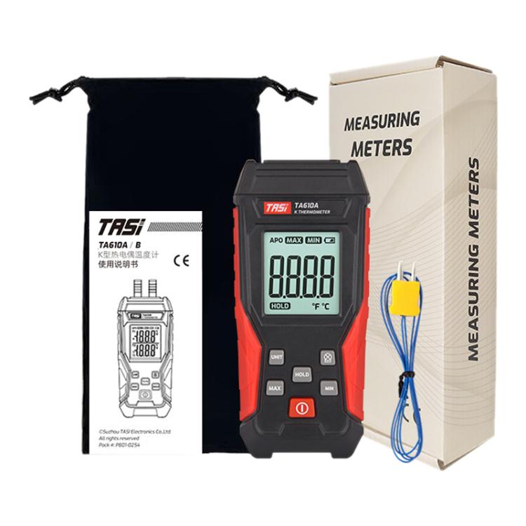 Termometro portatile industriale a termocoppia tipo K TA610A