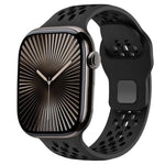 Cinturino per orologio in silicone con fibbia inversa a rete xDfind, For Apple Watch 46mm / 49mm / 45mm / 44mm, For Apple Watch 42mm / 41mm / 40mm / 38mm