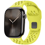 Cinturino per orologio in silicone con fibbia inversa a rete xDfind, For Apple Watch 46mm / 49mm / 45mm / 44mm, For Apple Watch 42mm / 41mm / 40mm / 38mm