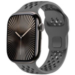 Cinturino per orologio in silicone con fibbia inversa a rete xDfind, For Apple Watch 46mm / 49mm / 45mm / 44mm, For Apple Watch 42mm / 41mm / 40mm / 38mm