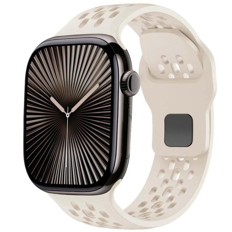 Cinturino per orologio in silicone con fibbia inversa a rete xDfind, For Apple Watch 46mm / 49mm / 45mm / 44mm, For Apple Watch 42mm / 41mm / 40mm / 38mm