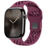 Cinturino per orologio in silicone con fibbia inversa a rete xDfind, For Apple Watch 46mm / 49mm / 45mm / 44mm, For Apple Watch 42mm / 41mm / 40mm / 38mm