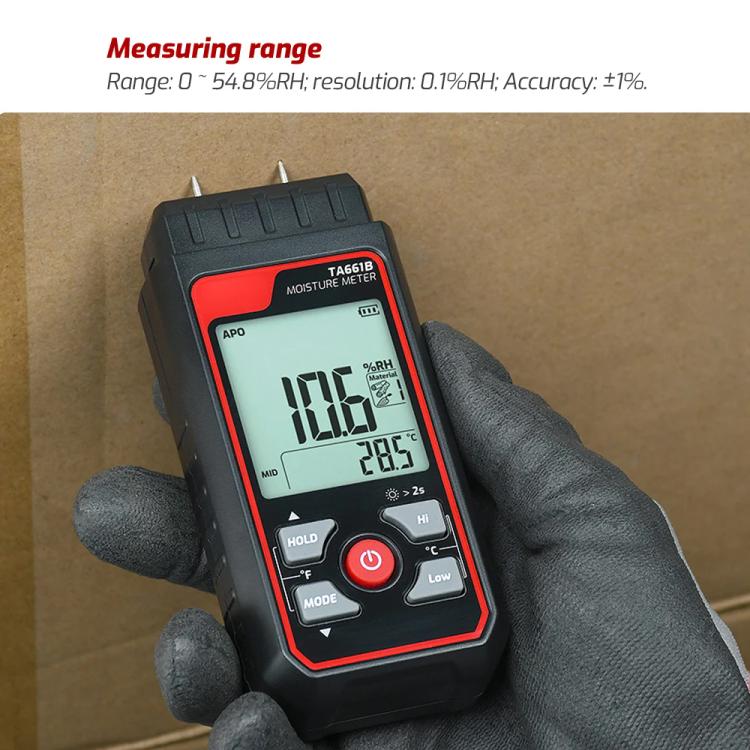 Misuratore umidità legno TASI TA661B con temperatura